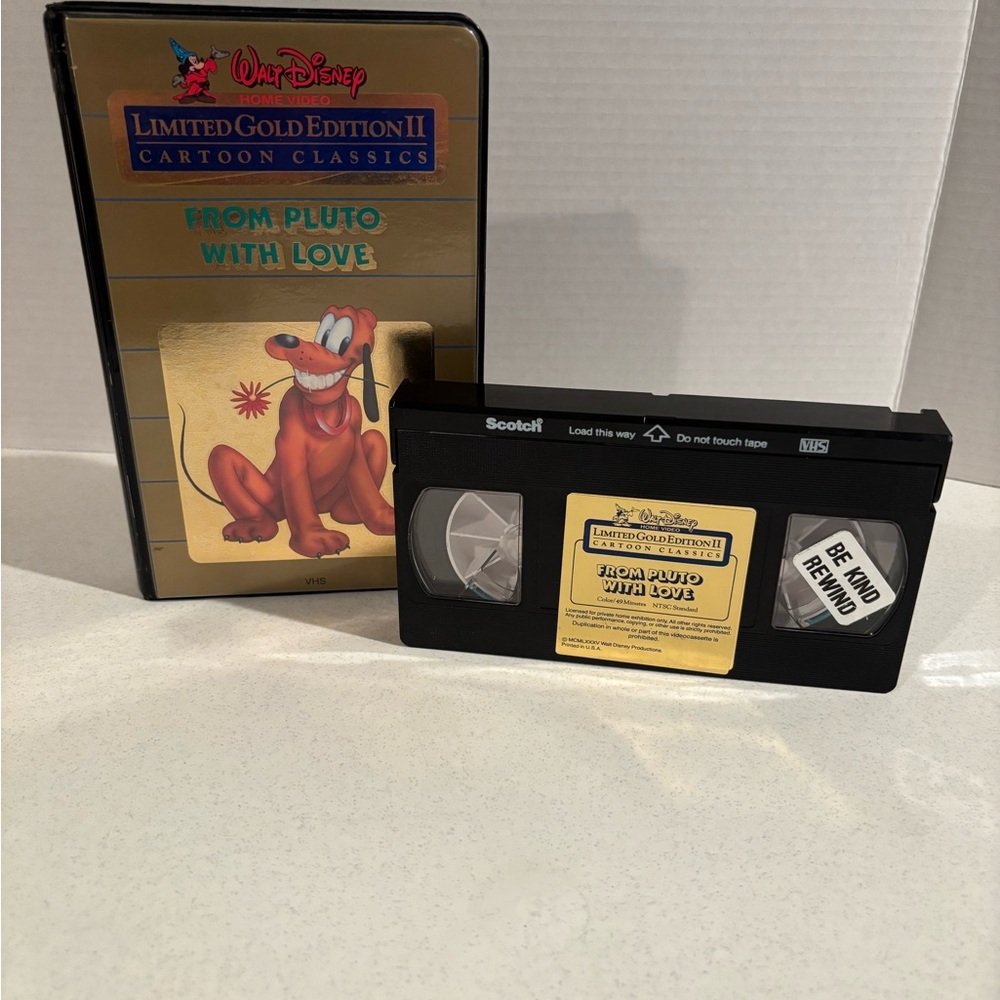 Disney Gold Edition II VHS - From Pluto with Love
